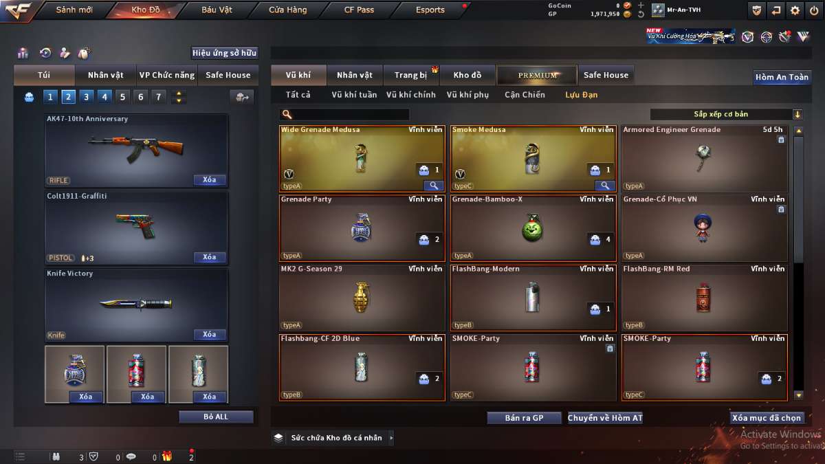 shop acc cf uy tin gia re